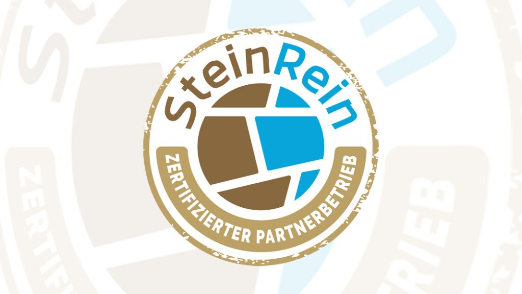 SteinRein-Zertifikat für zertifizierte Partnerbetriebe