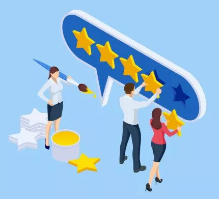 Bewertigsradierer 1 Unberechtigte, unlautere Konkurrenz Google Bewertungen löschen